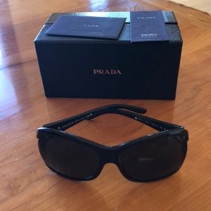 Prada aviator style sunglasses